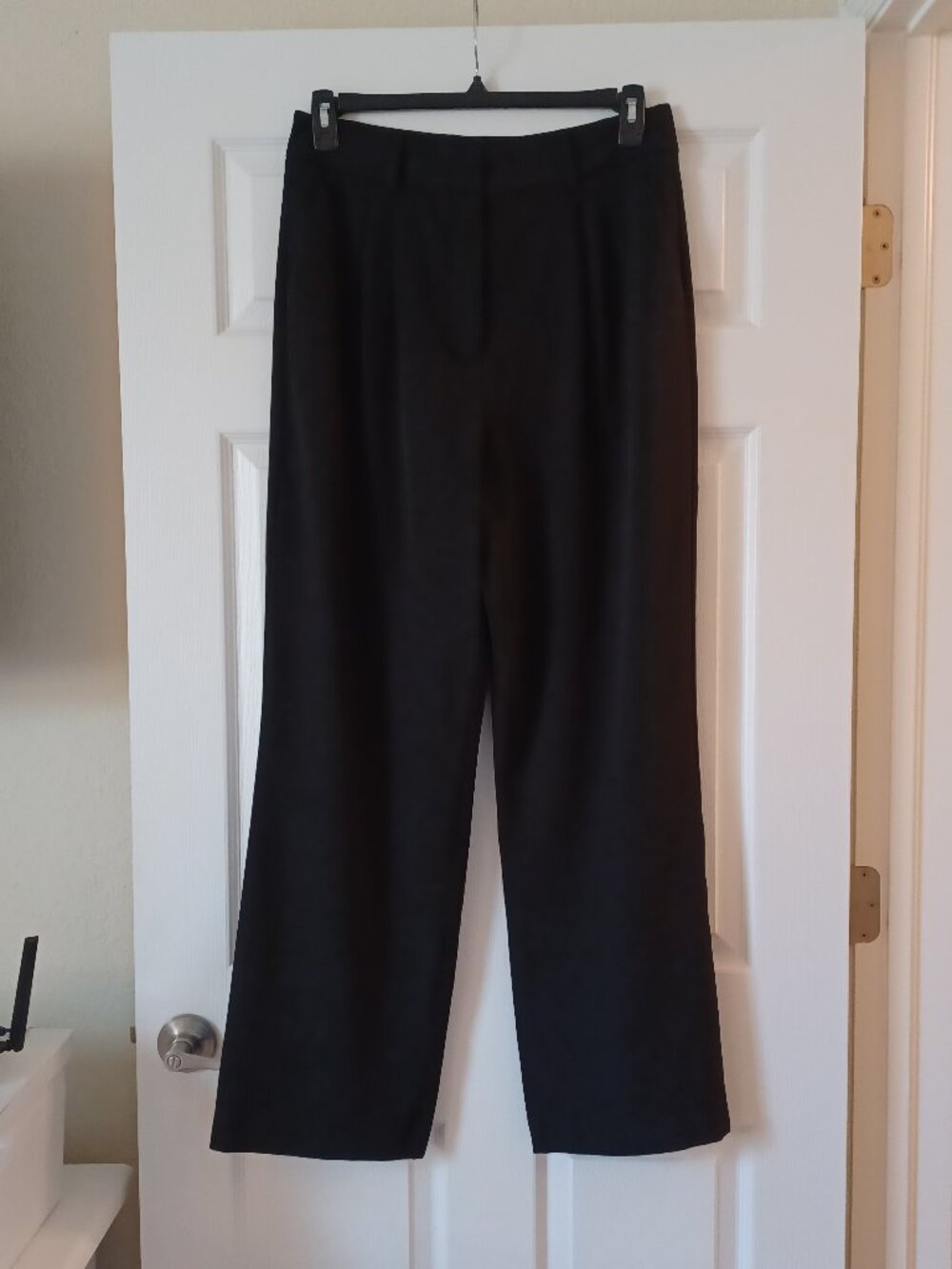 EUC Jason Wu Black High-Rise Wide Leg Essential Pants Size Large